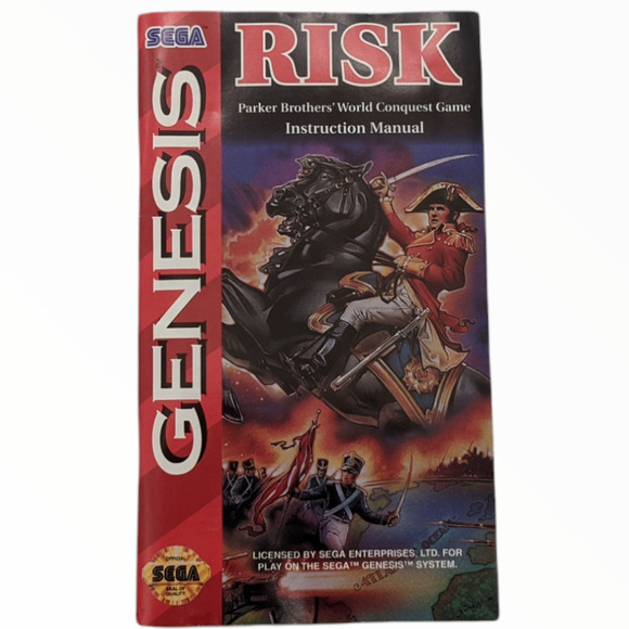 Risk (Sega Genesis) - Complete in Case (Parker Brothers, 1994) Tested Works - Picture 5 of 9